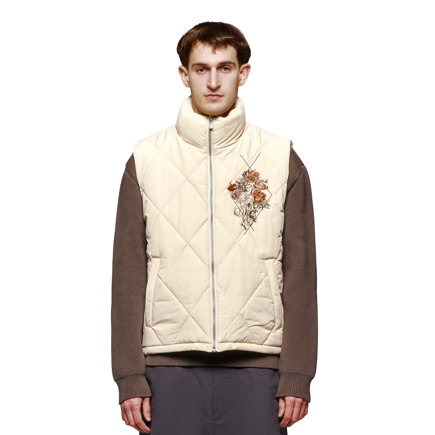 "garden of eden" Vest puffer beige-Coordom