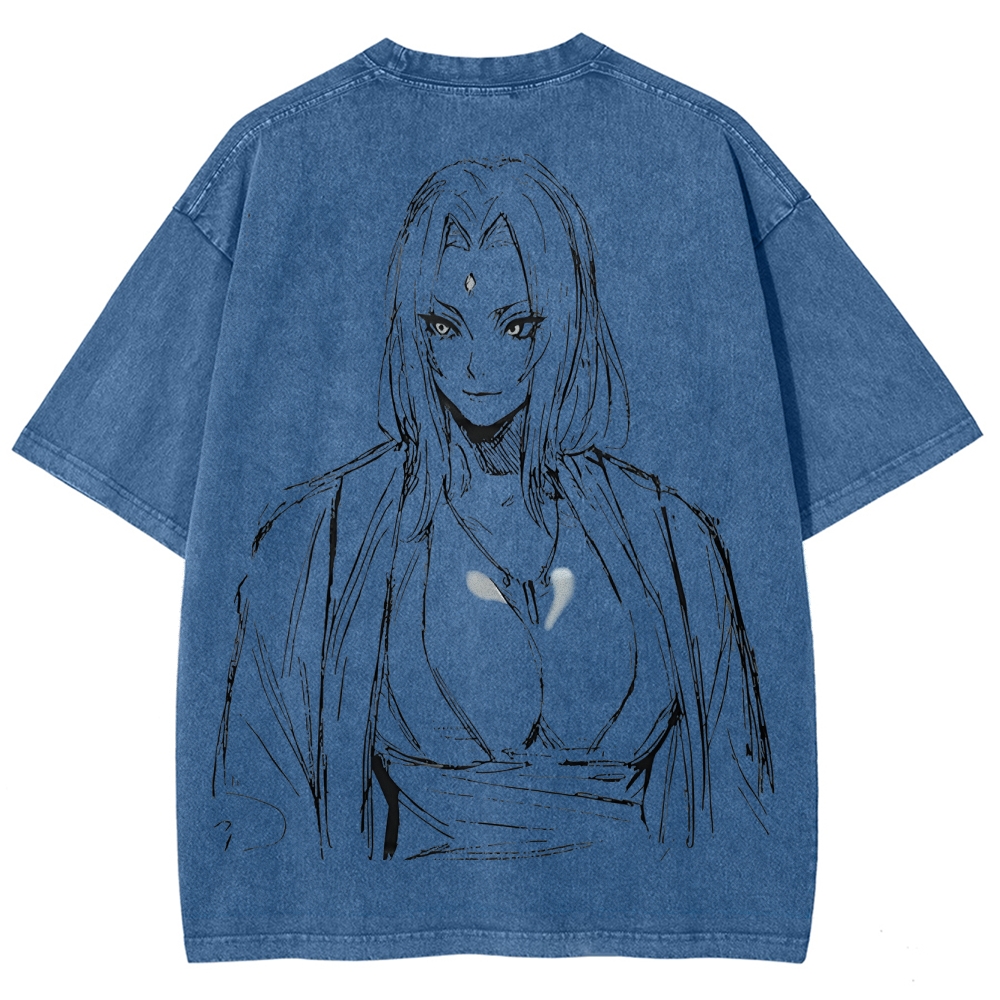 Naruto Unisex Fit Washed T-Shirt 2504009774-Coordom