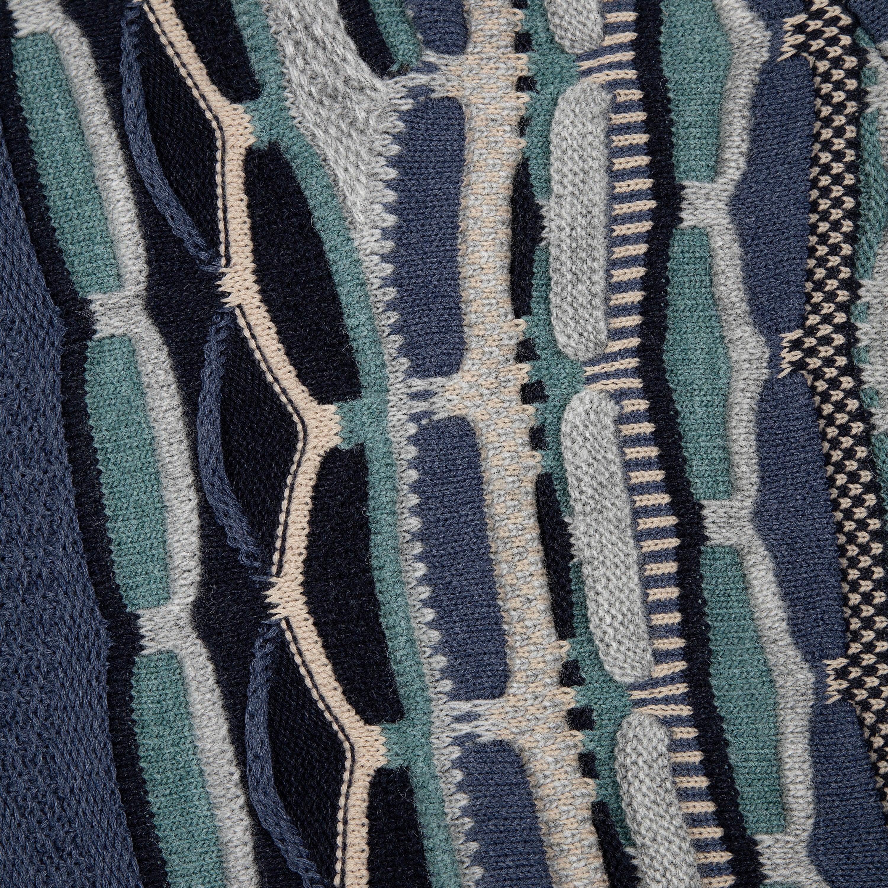"yakuza v2" Knit dark blue-Coordom