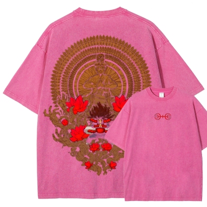 Naruto Unisex Fit Washed T-Shirt 2507012467-Coordom
