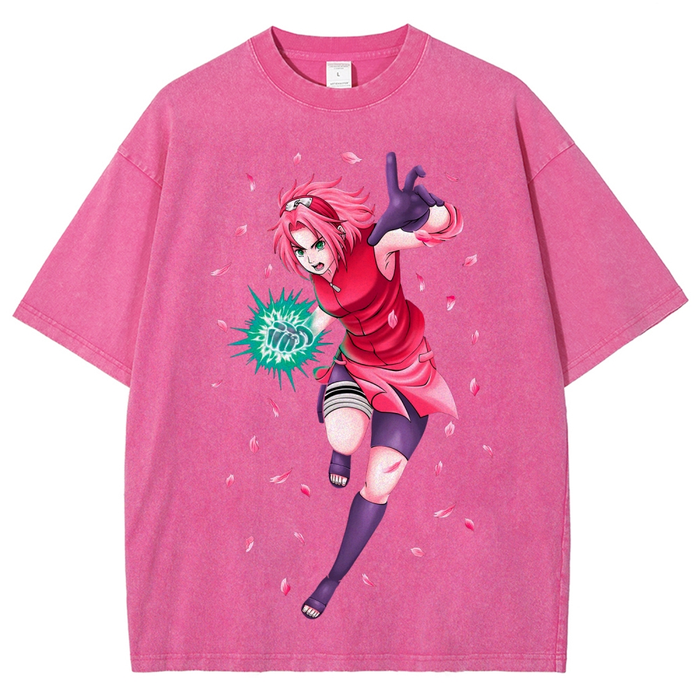 Naruto Unisex Fit Washed T-Shirt 2507030119-Coordom