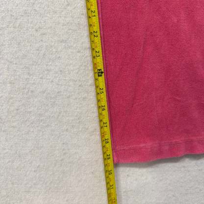 Vintage Juicy Couture Women's Rose Pink Velour Flared Wide Leg Track Pant Size L-Coordom