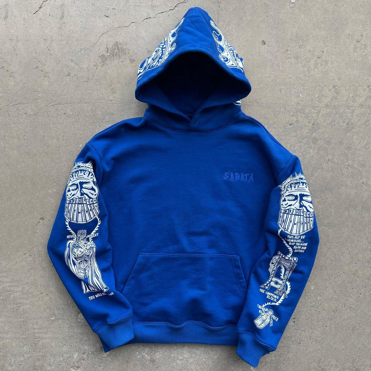 Fashion Print Long Sleeve Hoodie-Coordom