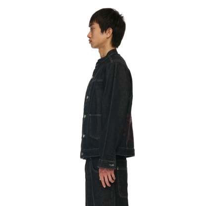 "yakuza" raw denim Jacket-Coordom