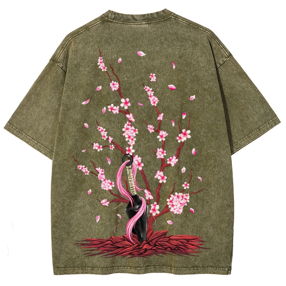 Naruto Unisex Fit Washed T-Shirt 2507030119-Coordom