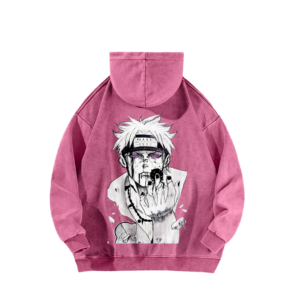 Naruto Casual Washed Hoodie 2509012973-Coordom