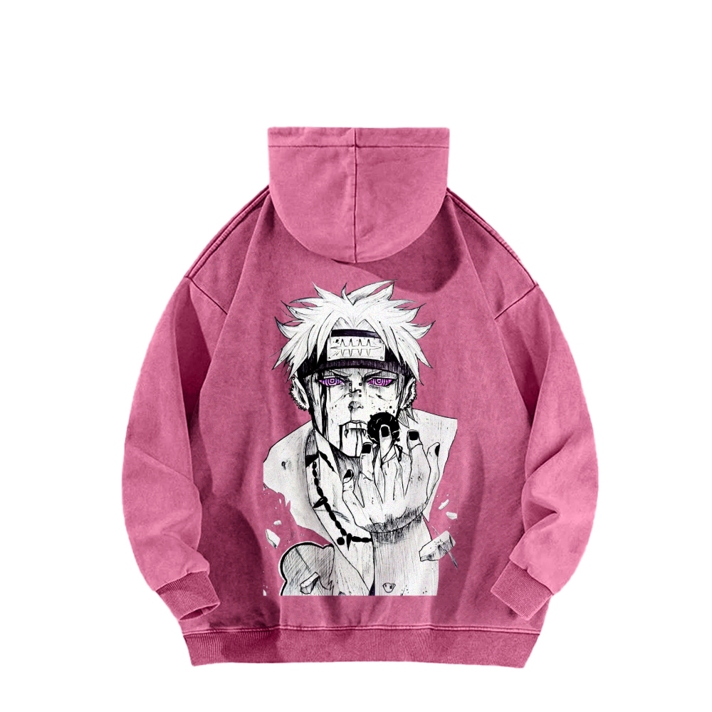 Naruto Casual Washed Hoodie 2509012973-Coordom