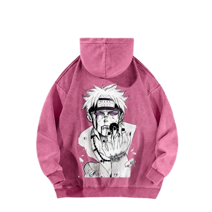 Naruto Casual Washed Hoodie 2509012973-Coordom