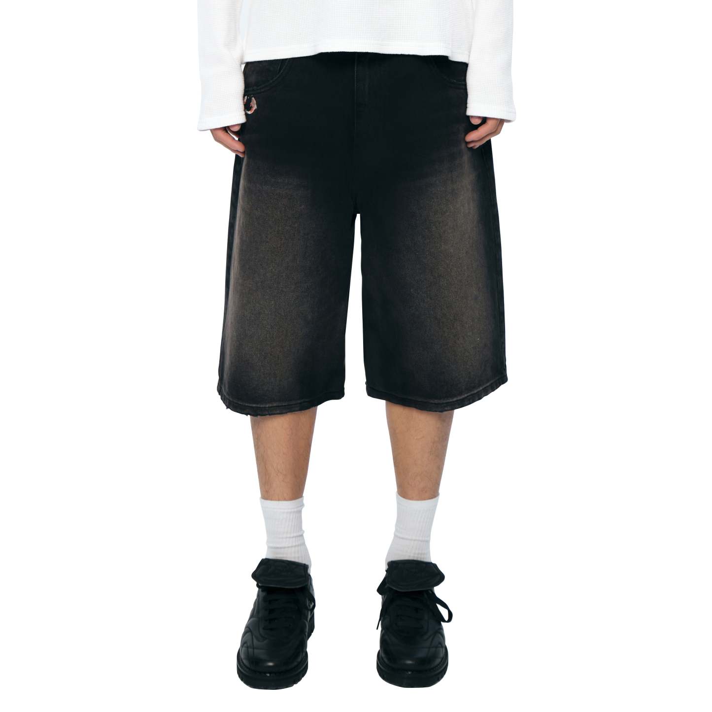 "koi fish v2" Jorts black-Coordom