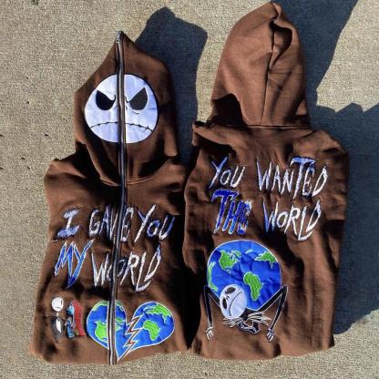Fashion street style men's printed sweatshirt-Coordom