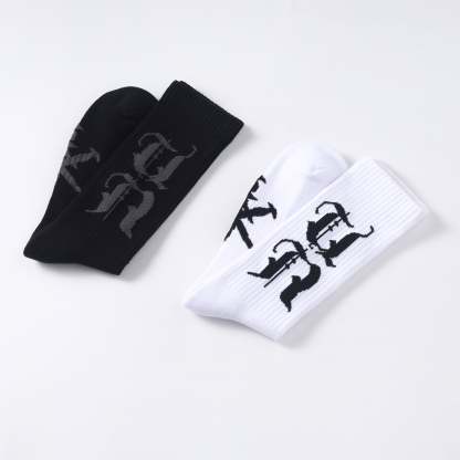 BLACK UNIFORM SOCKS-Coordom