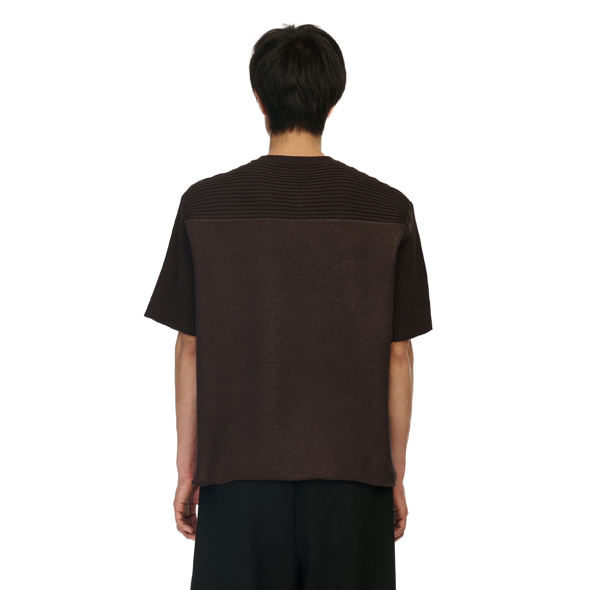 "yakuza v2" knitted Jersey brown-Coordom