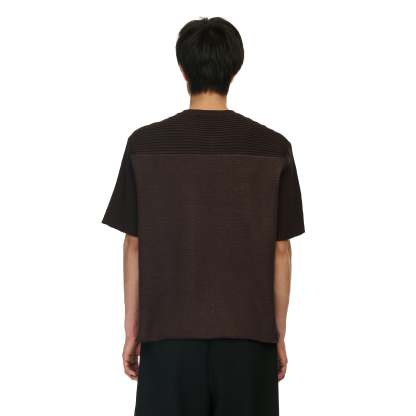 "yakuza v2" knitted Jersey brown-Coordom