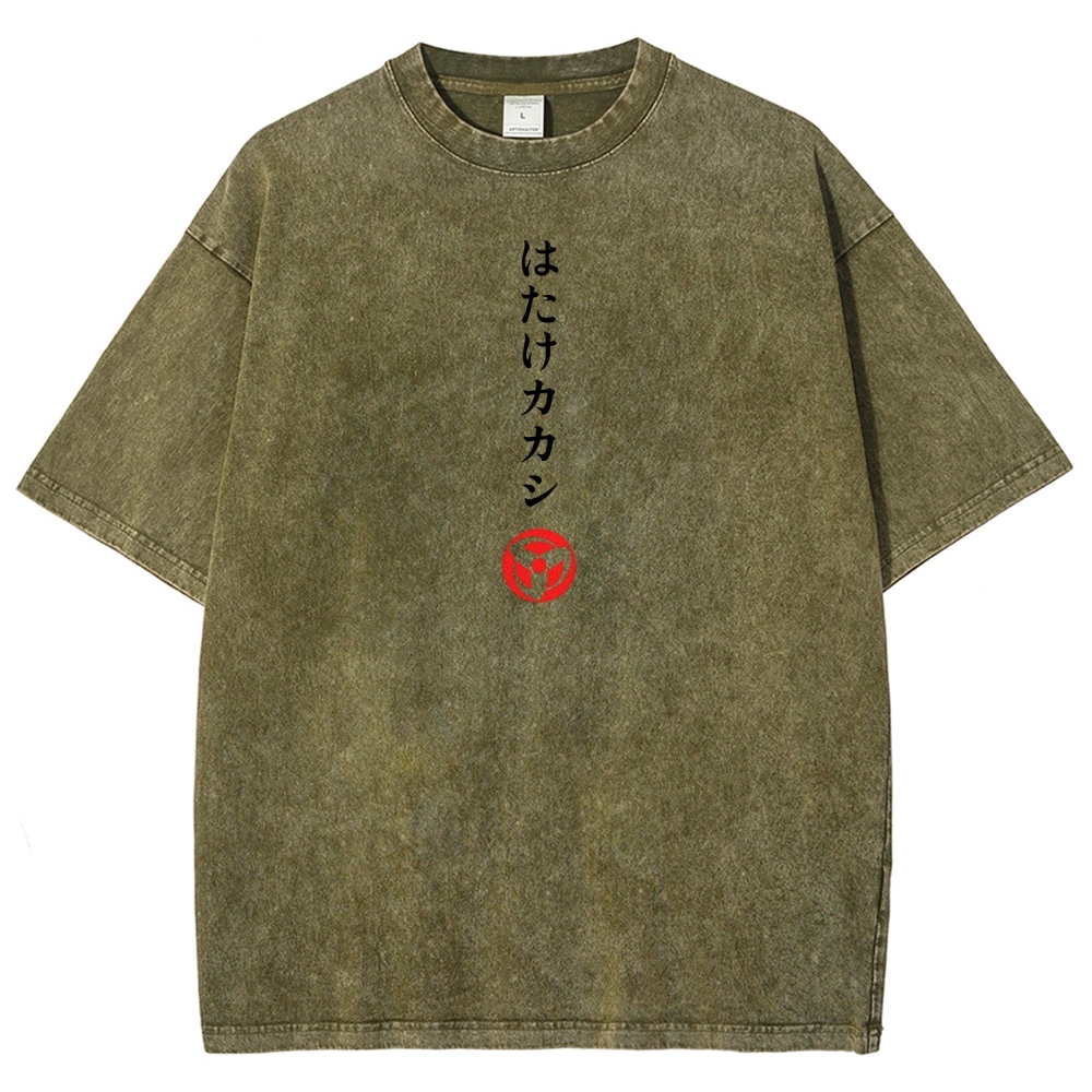 Naruto Unisex Fit Washed T-Shirt 2511024505-Coordom