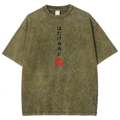 Naruto Unisex Fit Washed T-Shirt 2511024505-Coordom