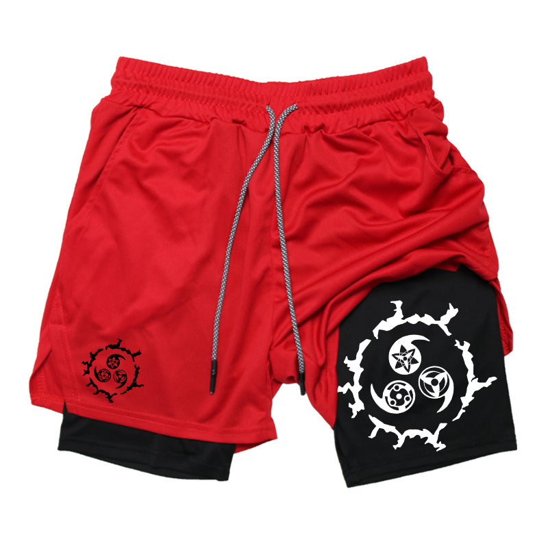 Cursed Eyes Gym Shorts-Coordom