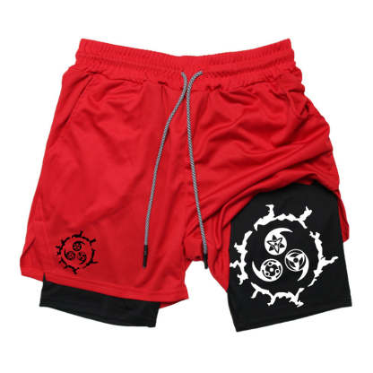 Cursed Eyes Gym Shorts-Coordom