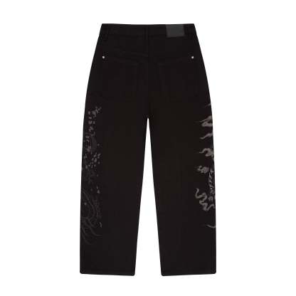"yakuza" Denim black 01-Coordom