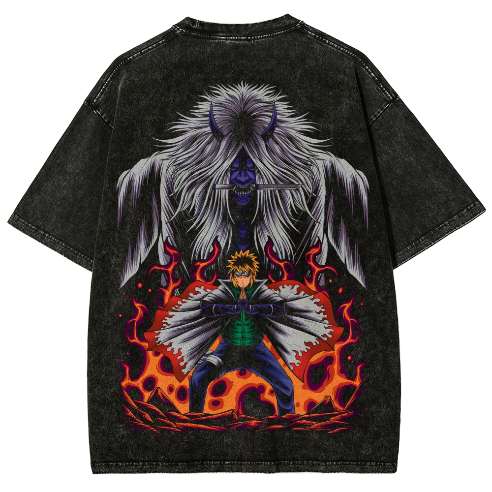 Naruto Unisex Fit Washed T-Shirt 2507030107-Coordom