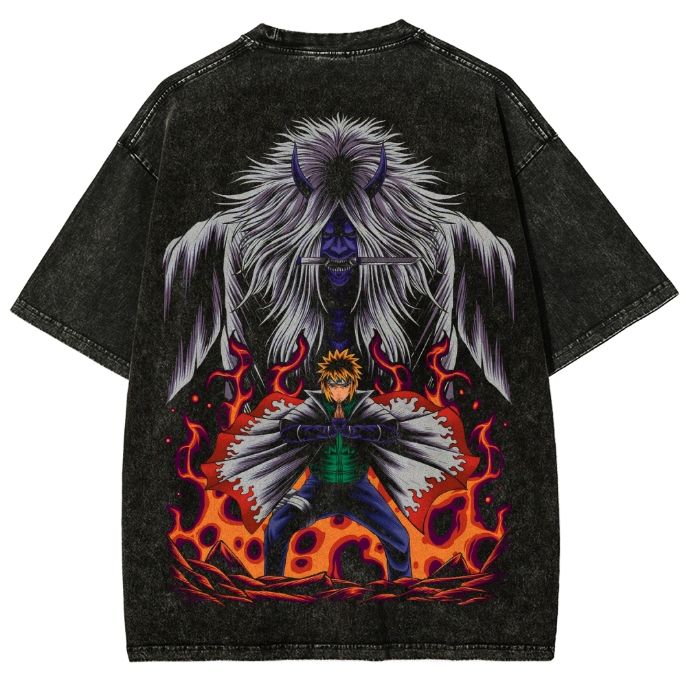Naruto Unisex Fit Washed T-Shirt 2507030107-Coordom