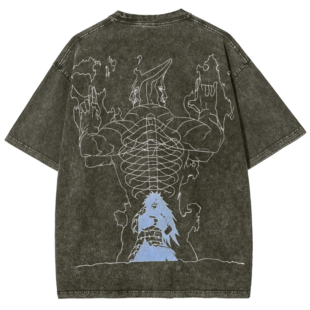 Naruto Unisex Fit Washed T-Shirt 2502006948-Coordom
