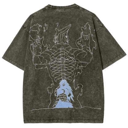 Naruto Unisex Fit Washed T-Shirt 2502006948-Coordom