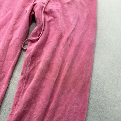 2003 Vintage Juicy Couture Women's Pink Terry Cloth Flared Track Pant Y2k Size L-Coordom