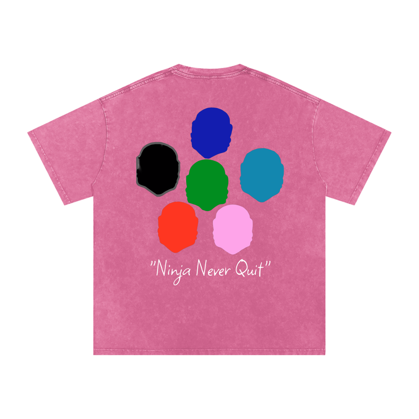 Six Dojos "Pink Ninja" Washed Tee-Coordom