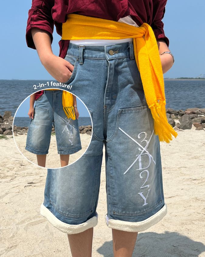 Luffy Strawhat Jorts-Coordom