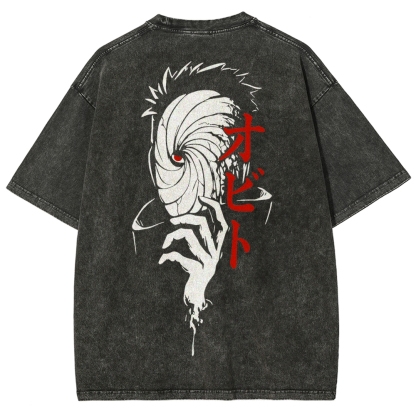 Naruto Unisex Fit Washed T-Shirt 2504009778-Coordom
