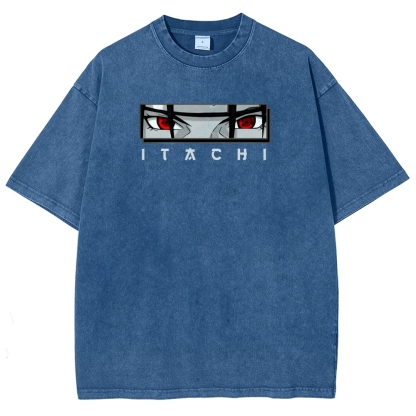 Naruto Unisex Fit Washed T-Shirt 2508023391-Coordom