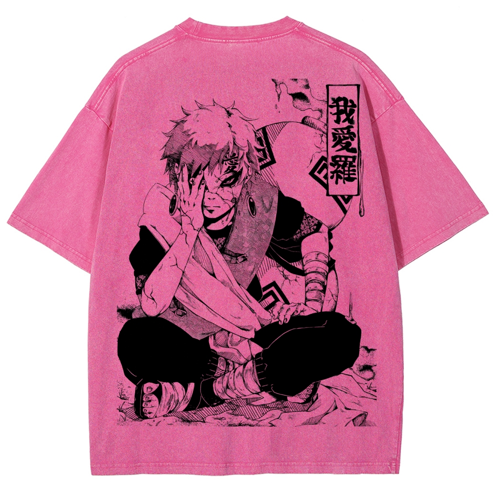Naruto Unisex Fit Washed T-Shirt 2504014317-Coordom