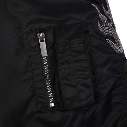 "yakuza" bomber Jacket black-Coordom
