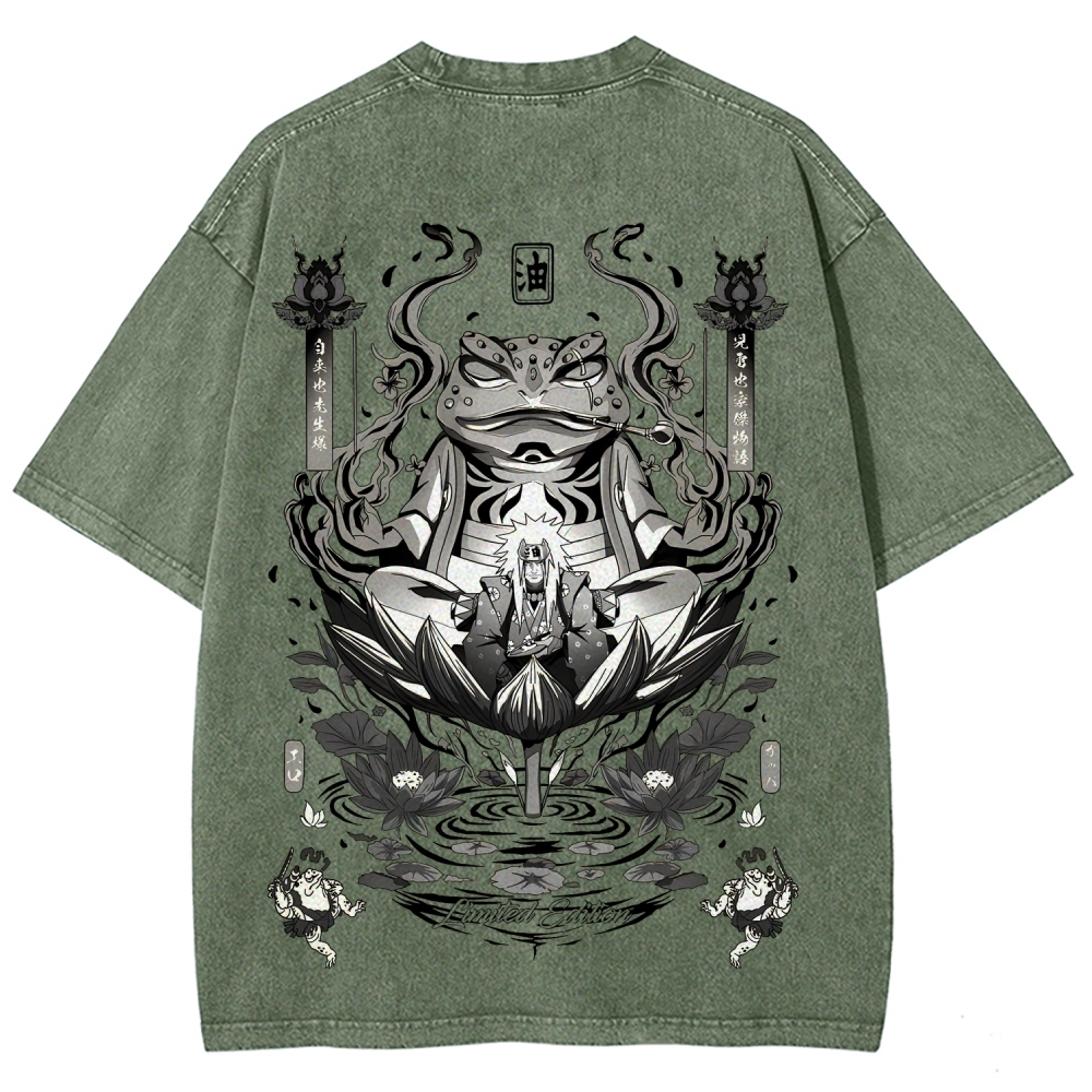 Jiraiya Unisex Fit Washed T-Shirt 2510008383-Coordom