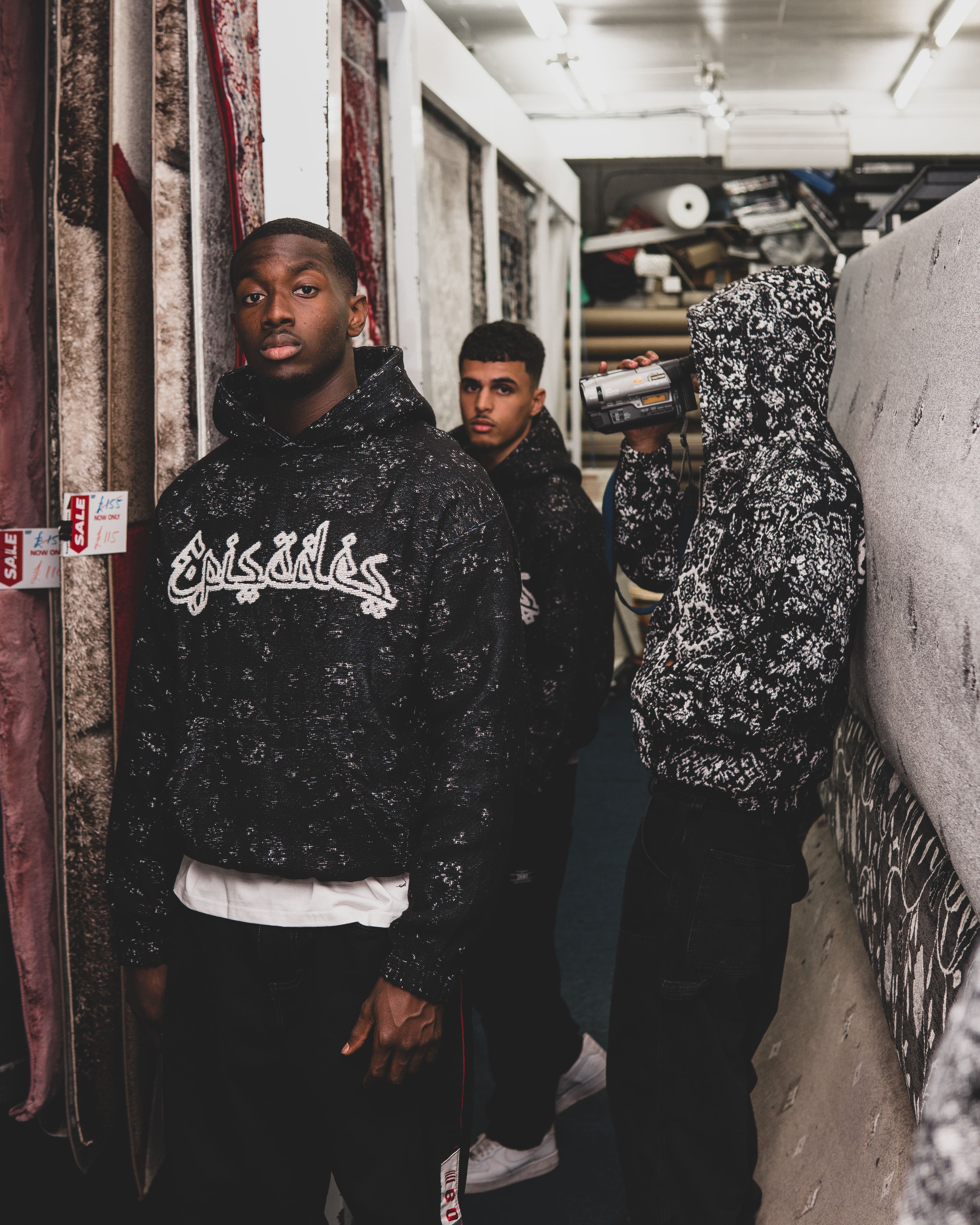 BLAZE Tapestry Hoodie|Streetwear Oversized Vintage Casual Wear-Coordom