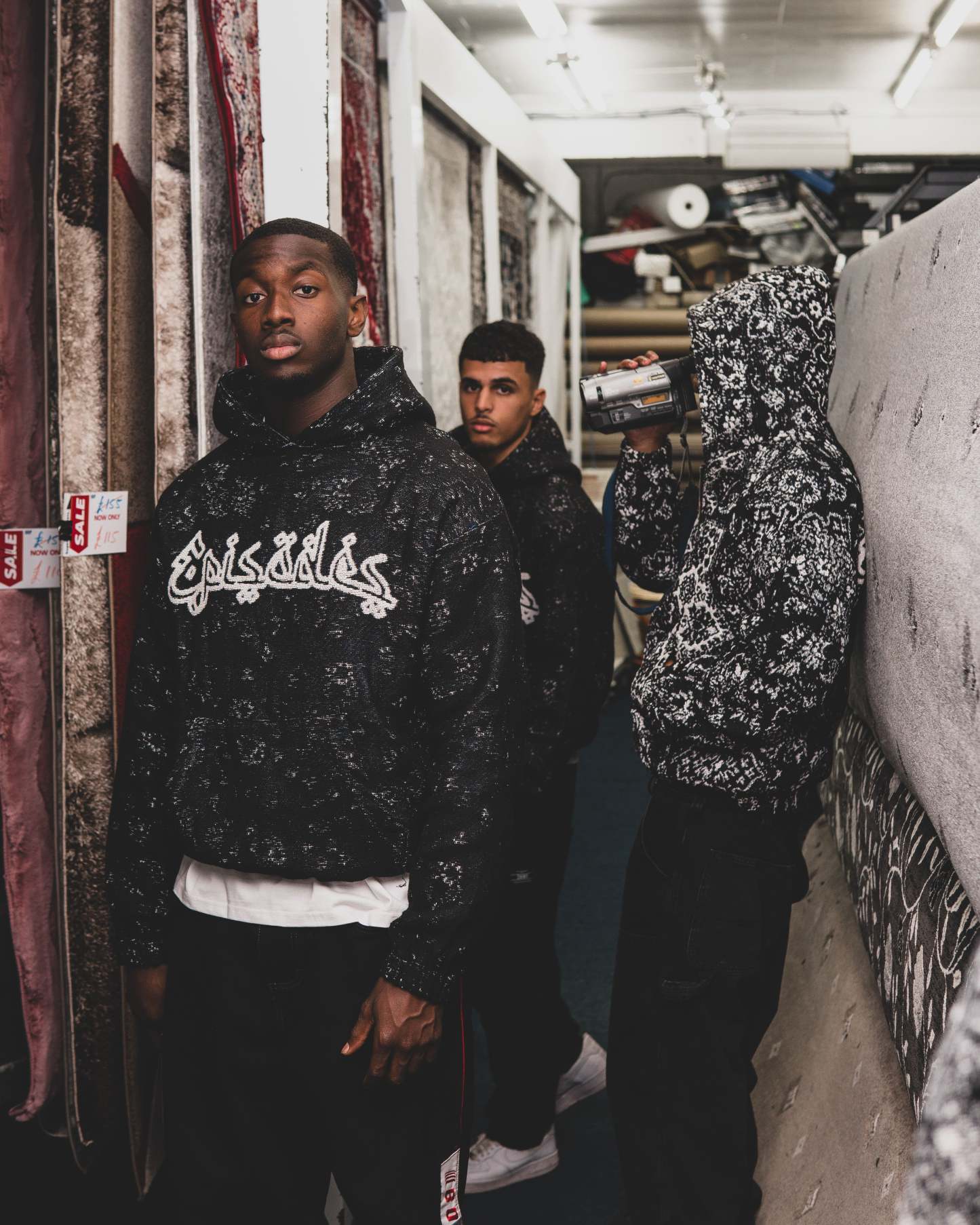 BLAZE Tapestry Hoodie|Streetwear Oversized Vintage Casual Wear-Coordom