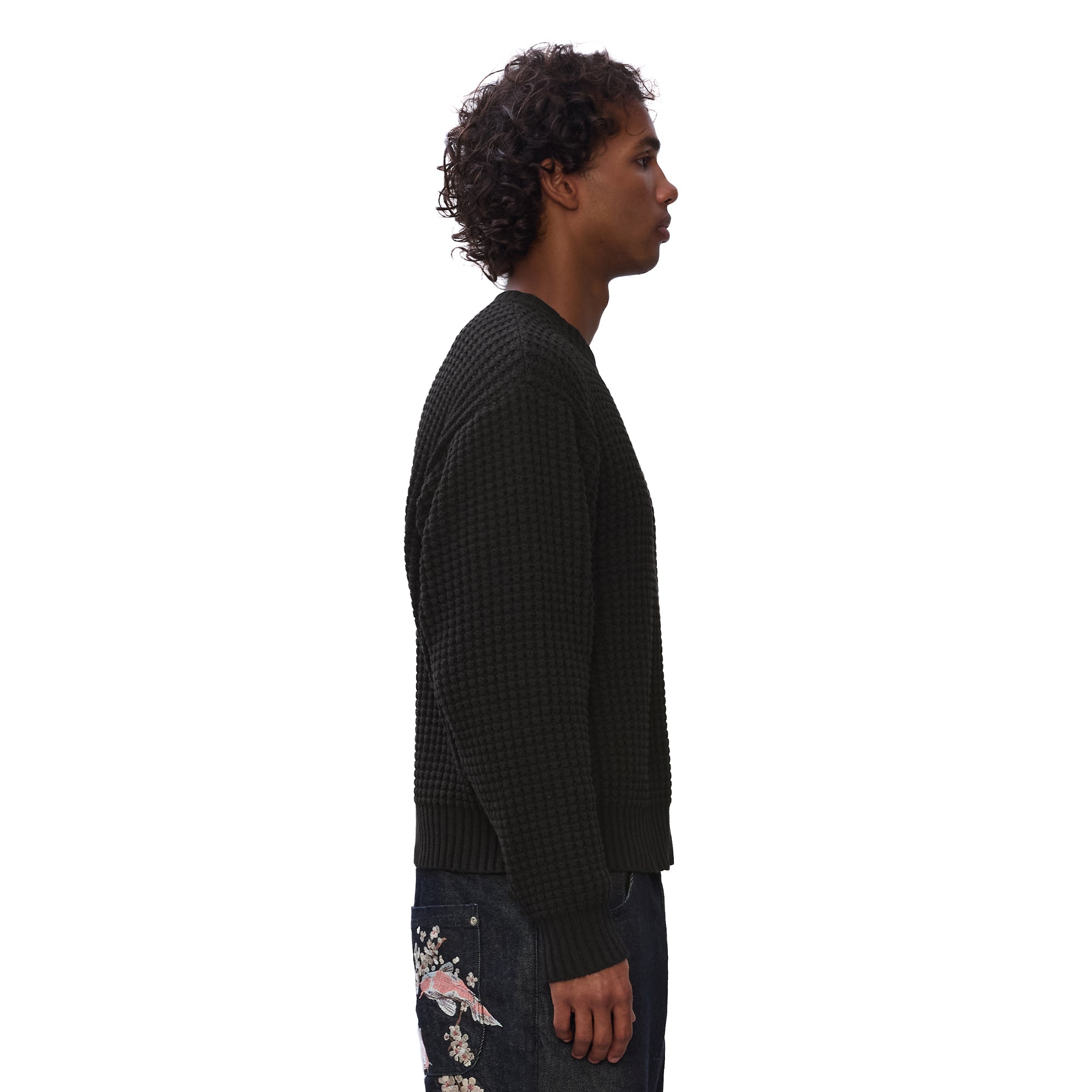 "yakuza v3" Knit black-Coordom
