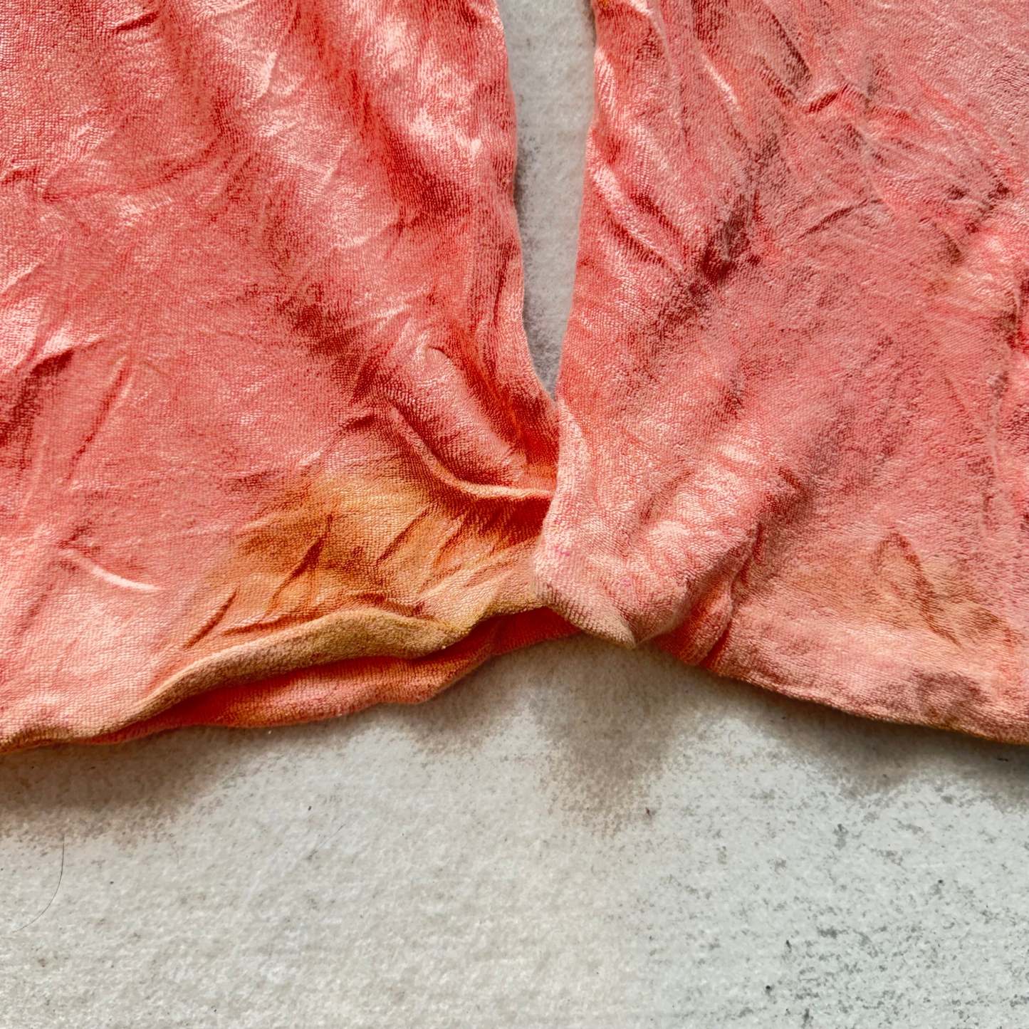 Juicy Couture Women Salmon Pink Velour Flared Track Pant Snap Flap Pocket Size S-Coordom