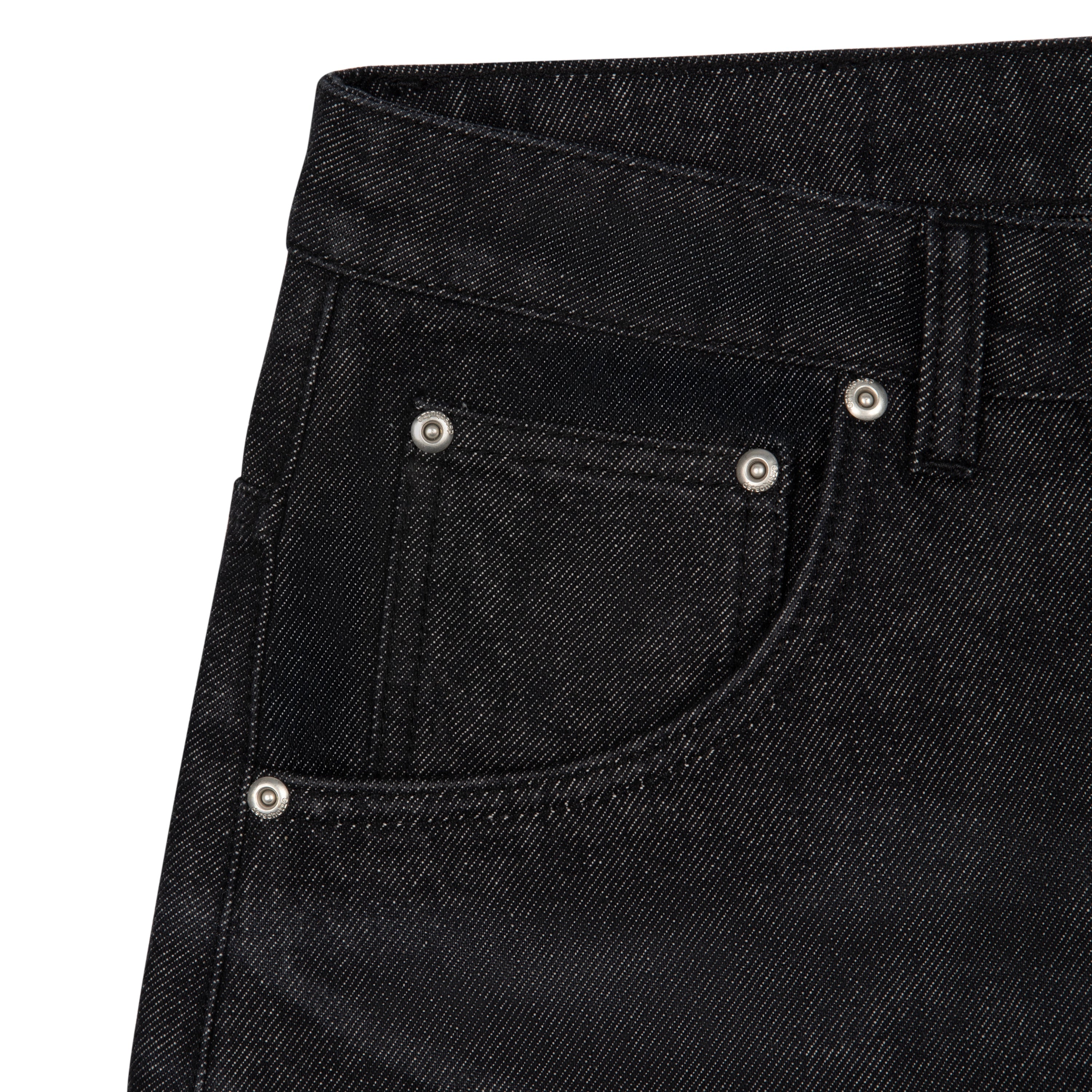 "wall street" black raw Denim-Coordom