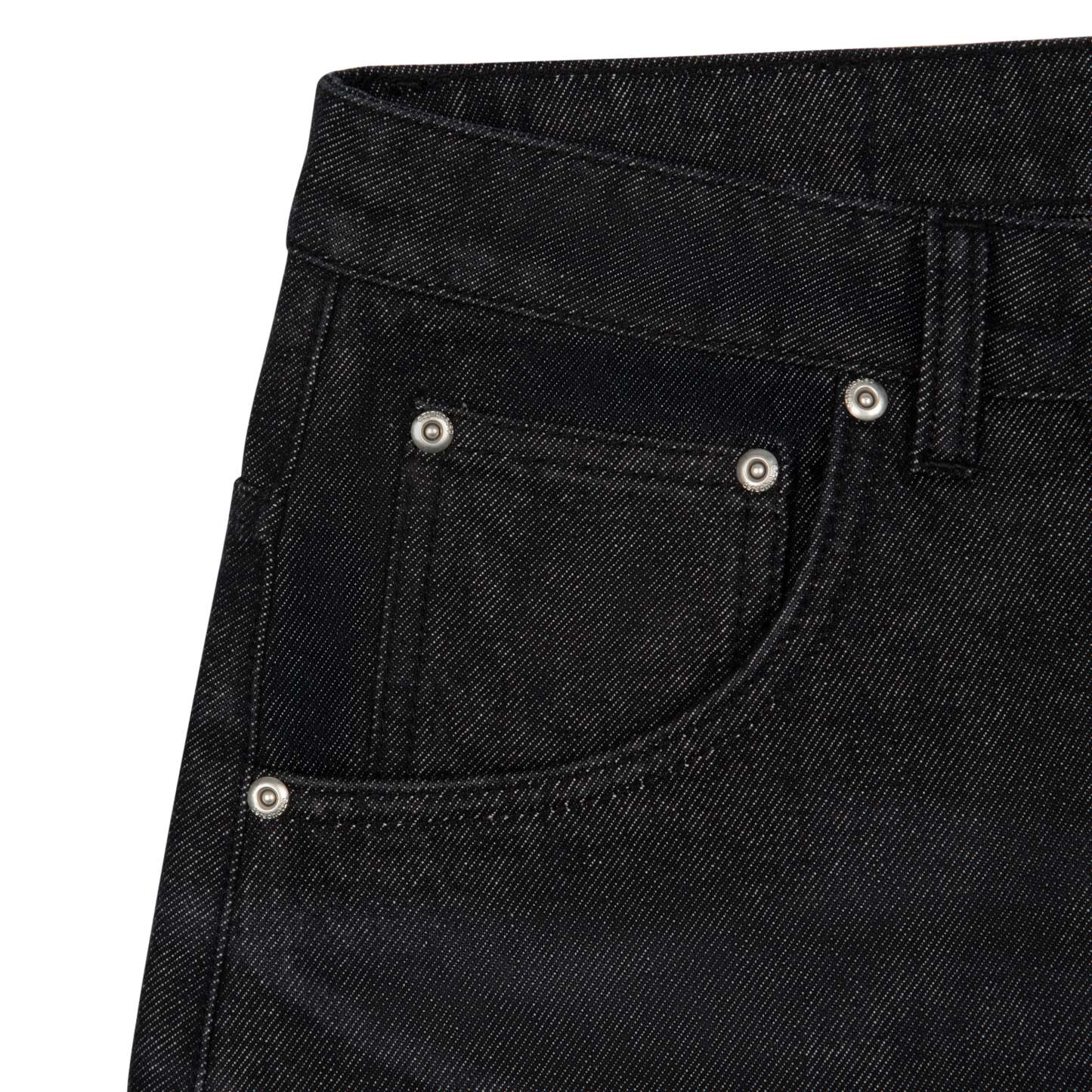 "wall street" black raw Denim-Coordom