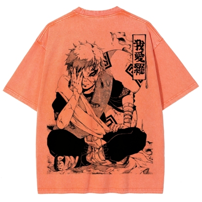 Naruto Unisex Fit Washed T-Shirt 2504014317-Coordom