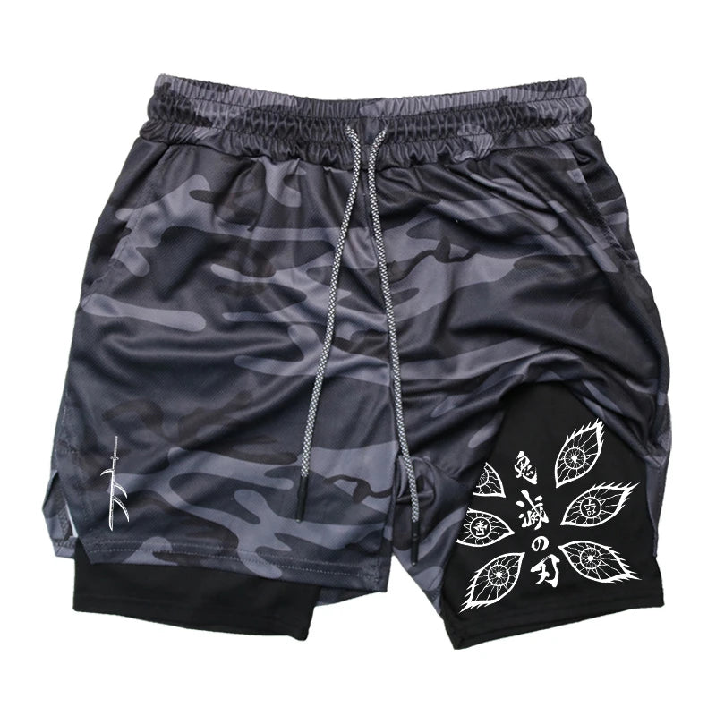 Kokushibo Gym Shorts-Coordom