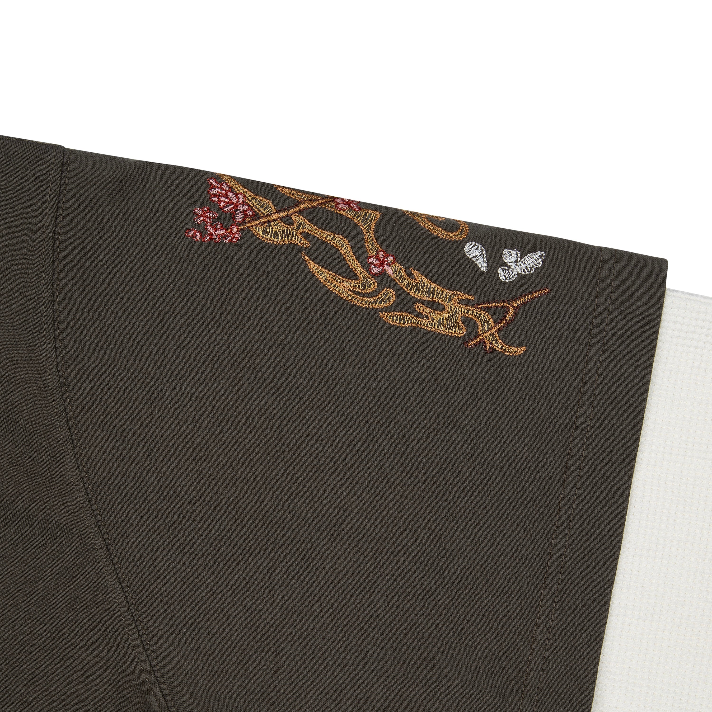 "yakuza" layered Longsleeve khaki-Coordom