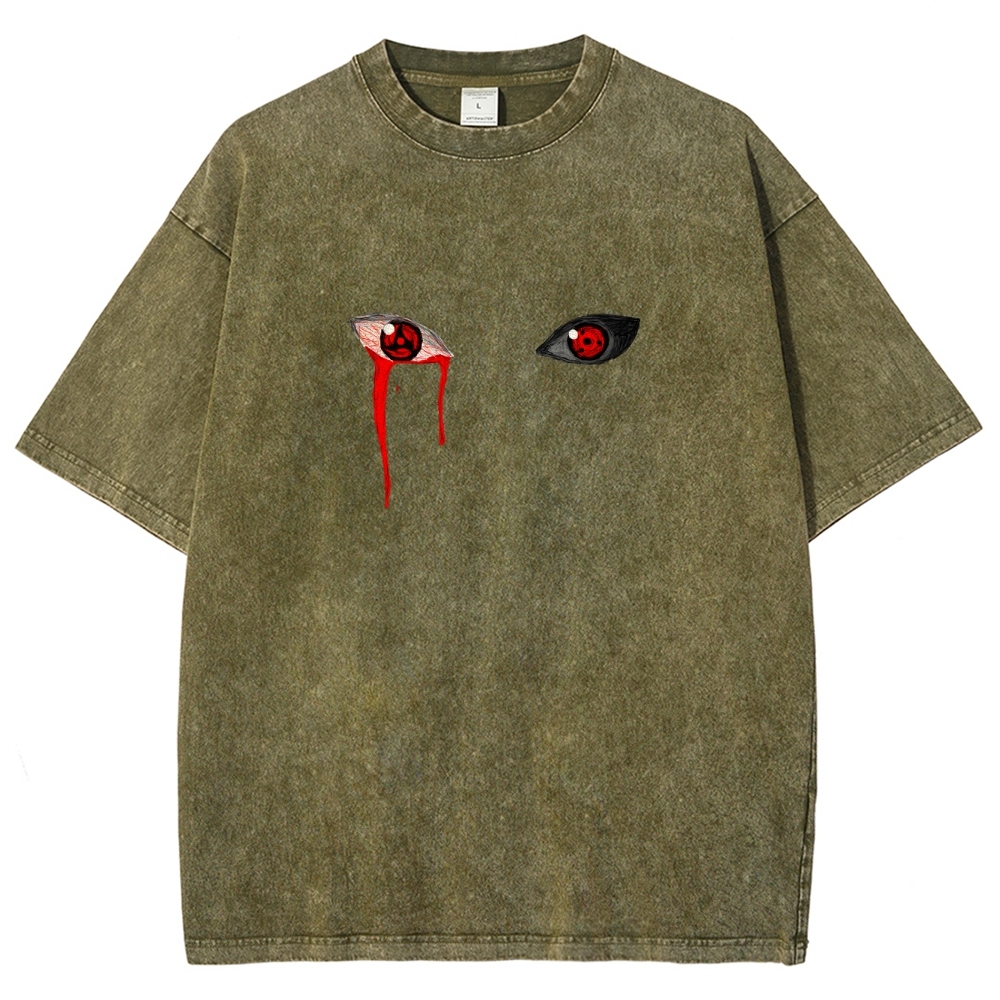 Naruto Unisex Fit Washed T-Shirt 2502003553-Coordom