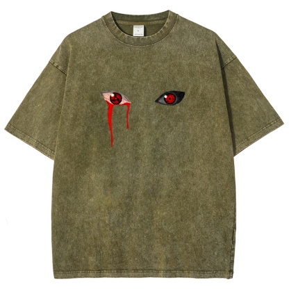 Naruto Unisex Fit Washed T-Shirt 2502003553-Coordom