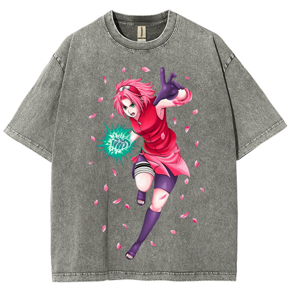 Naruto Unisex Fit Washed T-Shirt 2507030119-Coordom