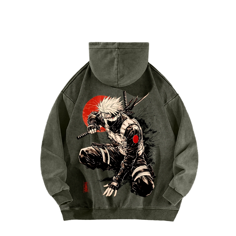 Naruto Unisex Washed Hoodie 2511024516-Coordom