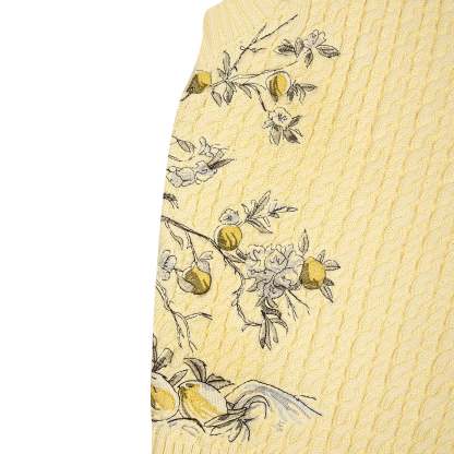 "garden of eden" Knit vest-Coordom