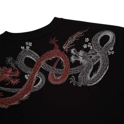 "yakuza" T Shirt black 02-Coordom