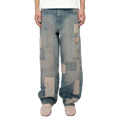 "blossom v2" patchwork Denim light blue-Coordom